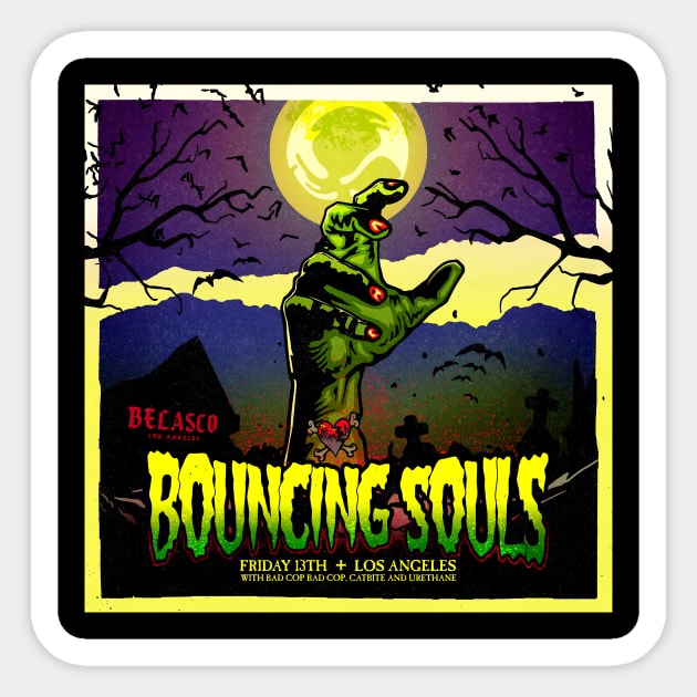 The Bouncing Souls 6 Sticker by Edwin Vezina